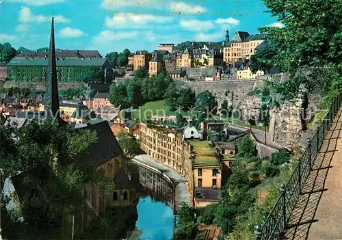 AK / Ansichtskarte Luxembourg Luxemburg Vallee de l Alzette Ville basse du Grund Kat. Luxembourg