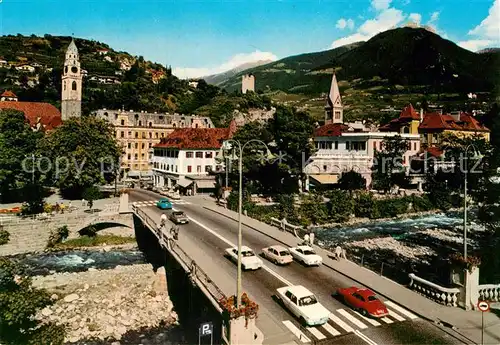 AK / Ansichtskarte Meran Merano Panorama mit Ifinger