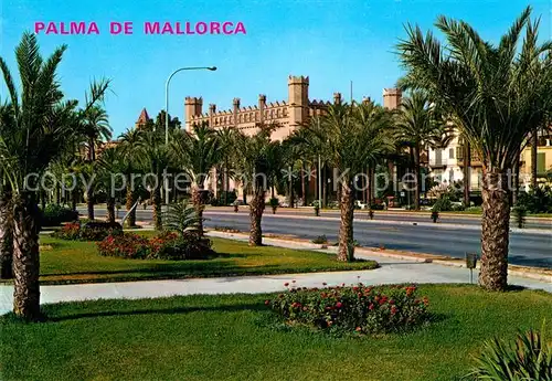 AK / Ansichtskarte Palma de Mallorca Paseo Sagrera y la Lonja Kat. Palma de Mallorca