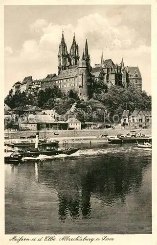 AK / Ansichtskarte Meissen Elbe Sachsen Albrechtsburg Dom  Kat. Meissen