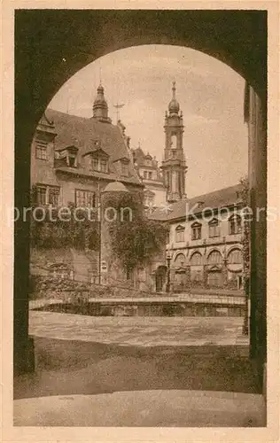 AK / Ansichtskarte Dresden Blick in den Stallhof Kat. Dresden Elbe