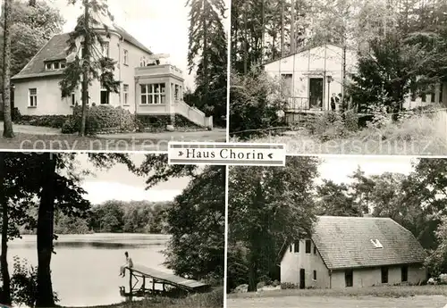 AK / Ansichtskarte Chorin Haus Chorin Haupthaus Haus am Hang Bauernhaus Kat. Chorin