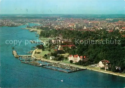 AK / Ansichtskarte Kiel Olympiahafen Fliegeraufnahme Kat. Kiel