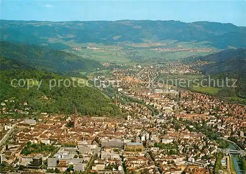 AK / Ansichtskarte Freiburg Breisgau Fliegeraufnahme Kat. Freiburg im Breisgau