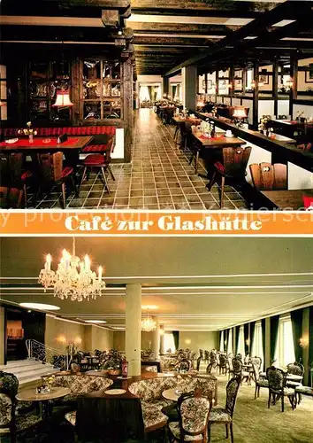 AK / Ansichtskarte Bad Driburg Cafe zur Glashuette Kat. Bad Driburg