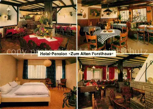 AK / Ansichtskarte Reinhardswald Hotel Pension Zum Alten Forsthaus Kat. Hofgeismar