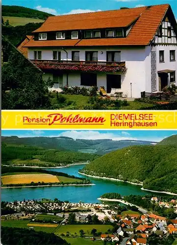 AK / Ansichtskarte Heringhausen Waldeck Pension Pohlmann Kat. Diemelsee