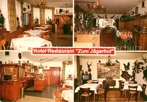 AK / Ansichtskarte Rurberg Hotel Restaurant Zum Jaegerhof Kat. Simmerath