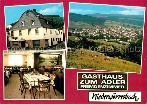 AK / Ansichtskarte Niederwoerresbach Gasthaus zum Adler Kat. Niederwoerresbach