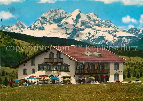 AK / Ansichtskarte Mittenwald Bayern Hotel Toni Hof Kat. Mittenwald