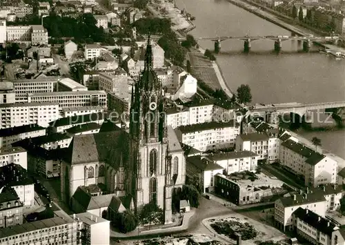 AK / Ansichtskarte Frankfurt Main Fliegeraufnahme Dom Kat. Frankfurt am Main