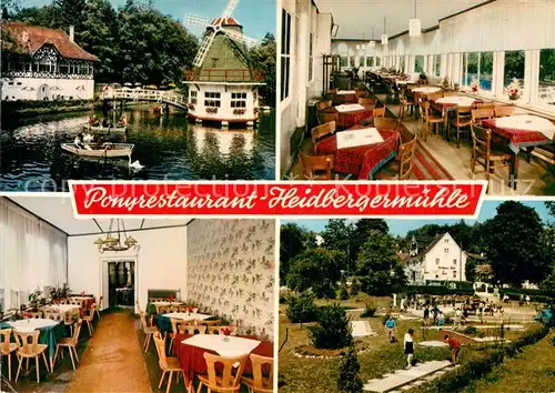 AK / Ansichtskarte Haan Rheinland Ponyrestaurant Heidbergermuehle Kat. Haan