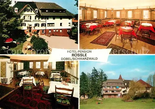 AK / Ansichtskarte Dobel Schwarzwald Hotel Pension Roessle Kat. Dobel