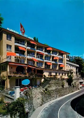AK / Ansichtskarte Ascona TI Hotel Moro Kat. Ascona