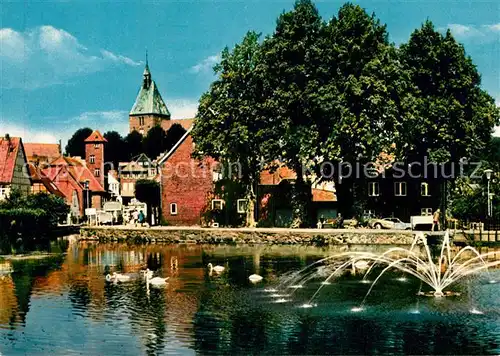 AK / Ansichtskarte Moelln Lauenburg Kurpark Wasserspiele Kat. Moelln