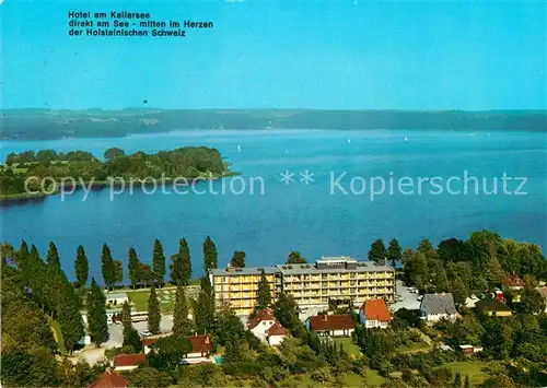 AK / Ansichtskarte Malente Gremsmuehlen Hotel am Kellersee Fliegeraufnahme Kat. Malente