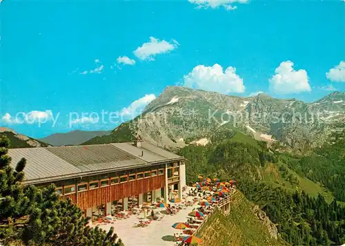 AK / Ansichtskarte Jenner Berchtesgaden Jennerbahn Bergstation mit Schneibstein Kat. Berchtesgaden