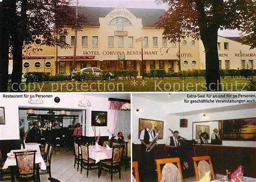AK / Ansichtskarte Mosonmagyarovar Hotel Corvina Restaurant Gastraeume Kat. Mosonmagyarovar