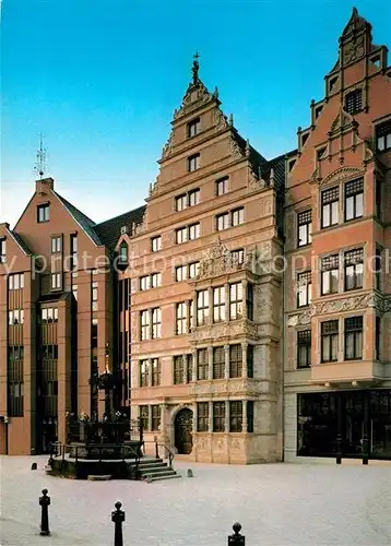 AK / Ansichtskarte Hannover Leibnizhaus auf dem Holzmarkt Kat. Hannover