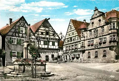 AK / Ansichtskarte Eschenbach Wolframs Marktplatz Kat. Wolframs Eschenbach