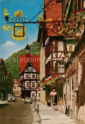 AK / Ansichtskarte Bad Urach Wilhelmstrasse mit Rathaus Kat. Bad Urach