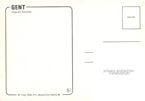 AK / Ansichtskarte Gent Gand Flandre Gras en Koornlei Kat. 