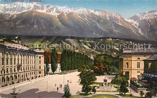 AK / Ansichtskarte Innsbruck mit Rennweg  Kat. Innsbruck
