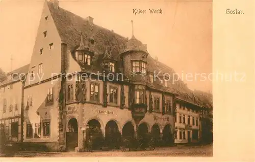 AK / Ansichtskarte Goslar Kaiser Worth Kat. Goslar