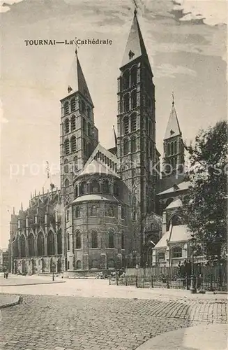 AK / Ansichtskarte Tournai Hainaut Cathedrale Kat. 