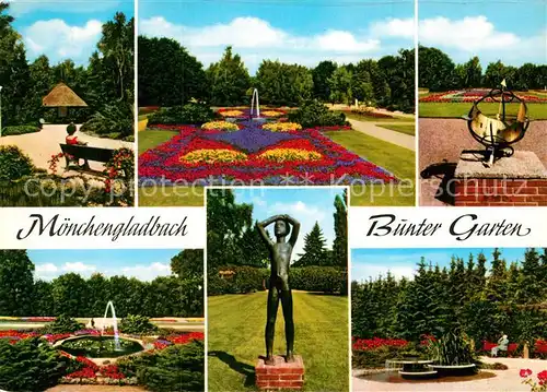 AK / Ansichtskarte Moenchengladbach Bunter Garten Parkanlage Kat. Moenchengladbach