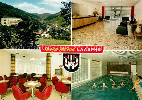 AK / Ansichtskarte Laasphe Bad Schlossberg Sanatorium Schwimmbad Kat. Bad Laasphe