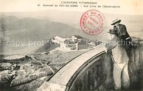 AK / Ansichtskarte Puy de Dome Vue prise de l Observatoire  Kat. Neuville