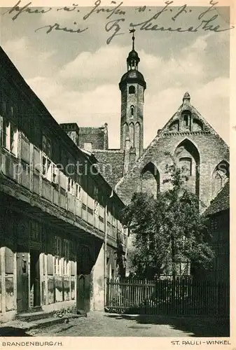 AK / Ansichtskarte Brandenburg Havel Sankt Pauli Winkel Kat. Brandenburg