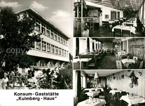 AK / Ansichtskarte Dorfkulm Gaststaette Kulmberg Haus Kat. Saalfeld