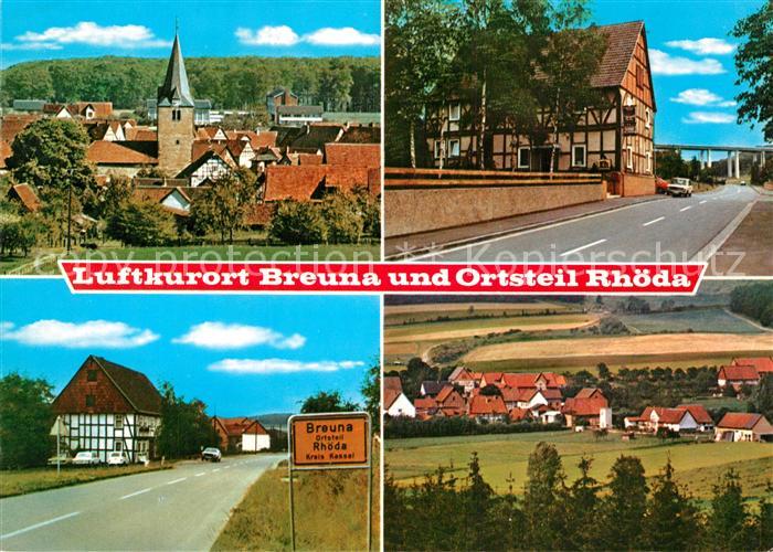AK / Ansichtskarte Breuna Rhoeda Panoramen Kat. Breuna Nr. bx29455