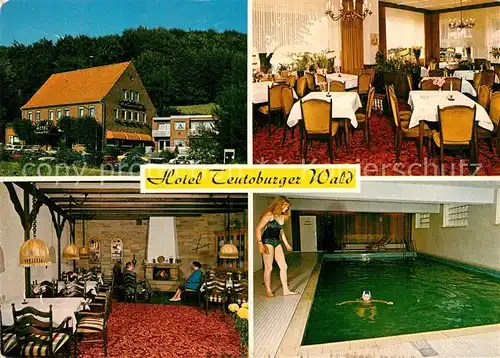 AK / Ansichtskarte Brochterbeck Hotel Teutoburger Wald Hallenschwimmbad Kat. Tecklenburg
