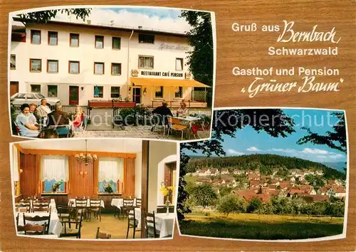 AK / Ansichtskarte Bernbach Bad Herrenalb Gasthof Pension Gruener Baum Kat. Bad Herrenalb