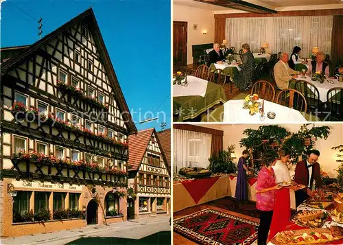 AK / Ansichtskarte Dornstetten Wuerttemberg Hotel Restaurant Loewen Kat. Dornstetten