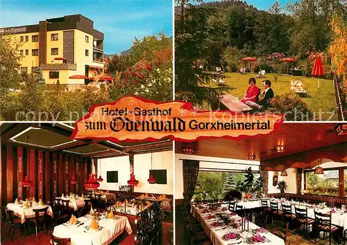 AK / Ansichtskarte Gorxheimertal Unterflockenbach Hotel Gasthof Zum Odenwald Kat. Gorxheimertal