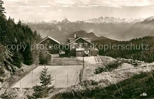 AK / Ansichtskarte Nesselwang Berggasthaus Sportheim Boeck Kat. Nesselwang