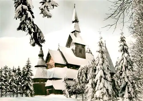 AK / Ansichtskarte Hahnenklee Bockswiese Harz Gustav Adolf Kirche Kat. Goslar