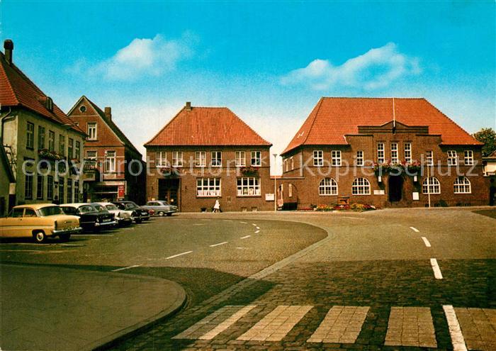 AK / Ansichtskarte Westerstede Markt Kirche Kat. Westerstede Nr