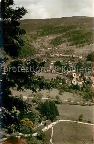 AK / Ansichtskarte Nordrach Panorama Kirche Kat. Nordrach