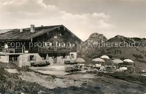 AK / Ansichtskarte Bayrischzell Berggasthaus Waller Alm am Sudelfeld Kat. Bayrischzell