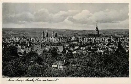 AK / Ansichtskarte Naumburg Saale Gesamtansicht  Kat. Naumburg