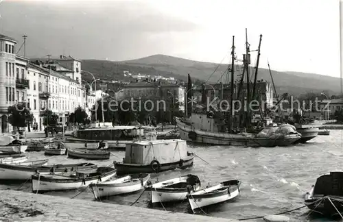 AK / Ansichtskarte Rijeka Fiume Hafen