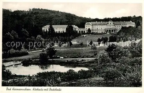 AK / Ansichtskarte Bad Hermannsborn Kurhaus Badehaus Kat. Bad Driburg