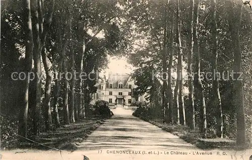 AK / Ansichtskarte Chenonceaux Indre et Loire Chateau Avenue Kat. Chenonceaux