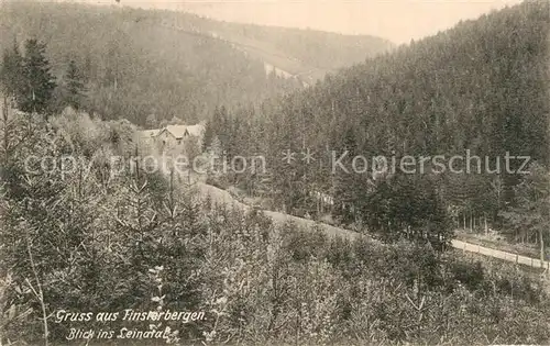 AK / Ansichtskarte Finsterbergen Blick ins Leinatal Kat. Finsterbergen Thueringer Wald