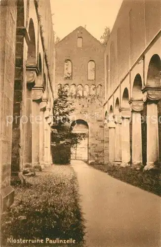 AK / Ansichtskarte Paulinzella Kloster Paulinzella Kat. Rottenbach Thueringen